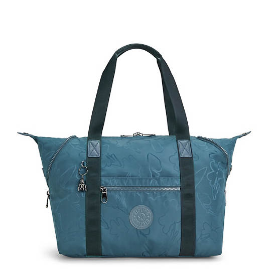 Kipling Art Medium Iconic Toteväska Marinblå Grå | SE 1767NW